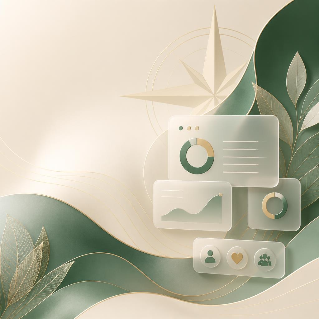 Your Journey Navigator dashboard overview with client, budget and calendar panels